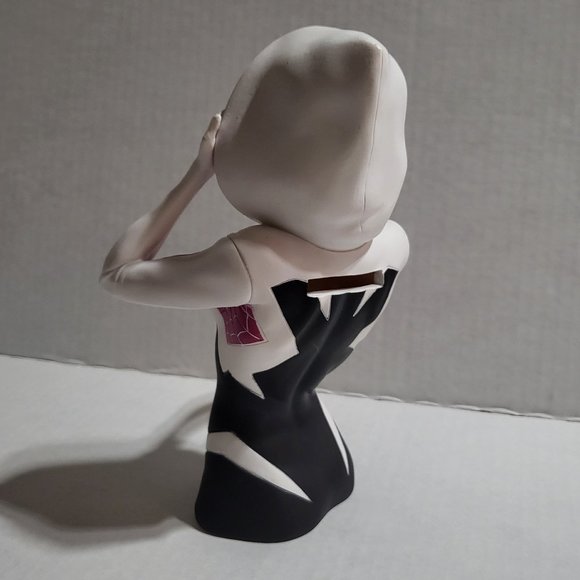 Marvel Comics Spider Gwen Bust Bank Action Figure Coin Bank 7.5" Tall - Picture 5 of 7